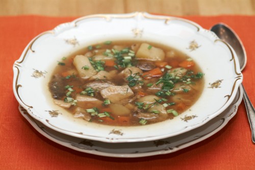 Рецепты приготовления супов с белыми грибами
